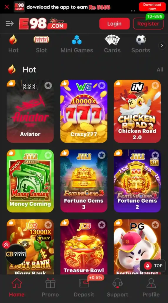 E98 Game